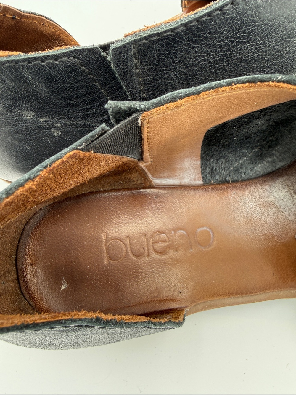 Beuno Blake Flat Leather Slip On Cut Out Soft 39 - Picture 8 of 8